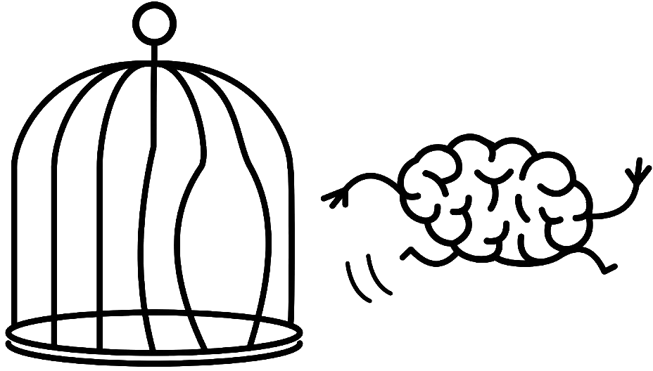 Illustration representing the philosophical problem of free will
